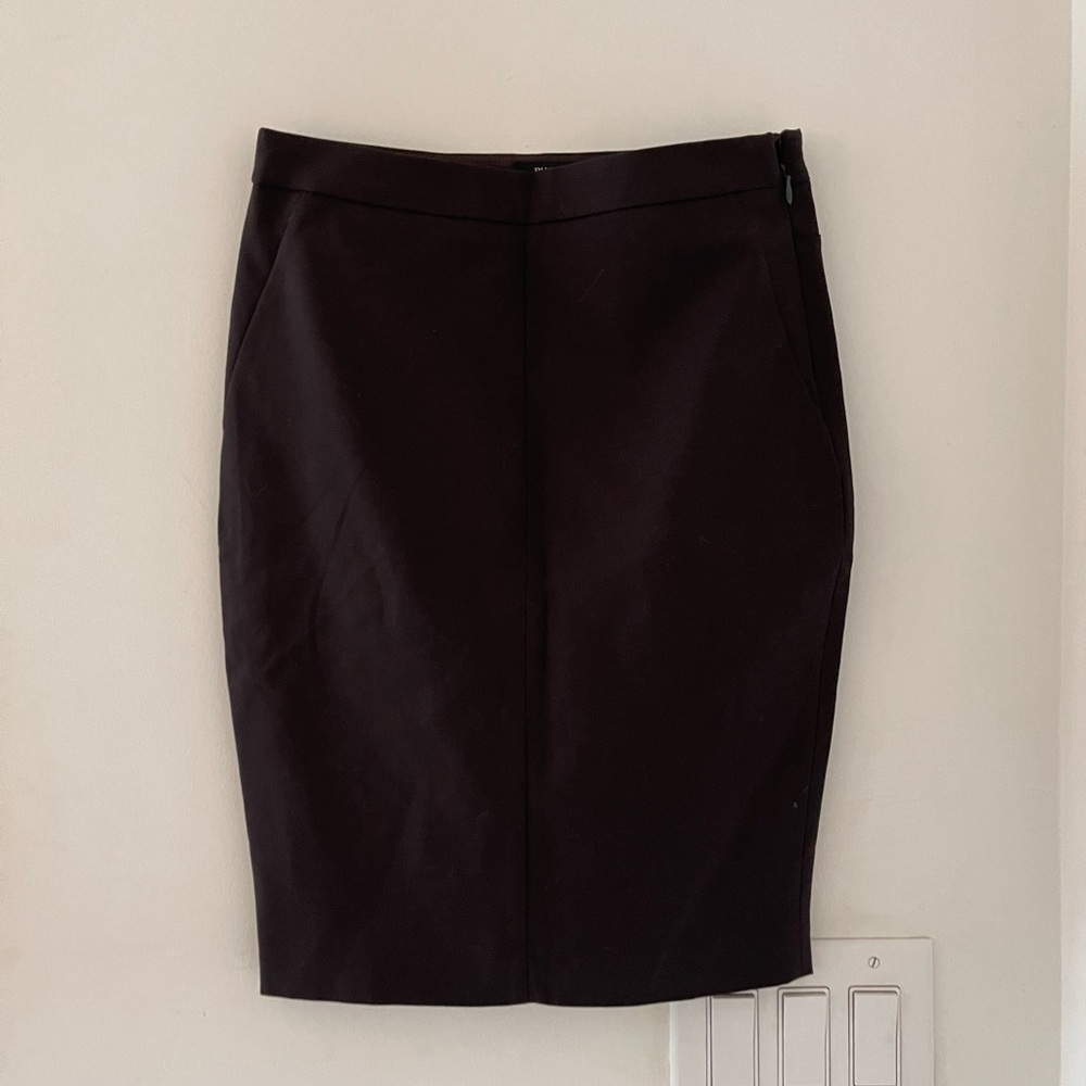 Chocolate Brown RW&CO Pencil Skirt.